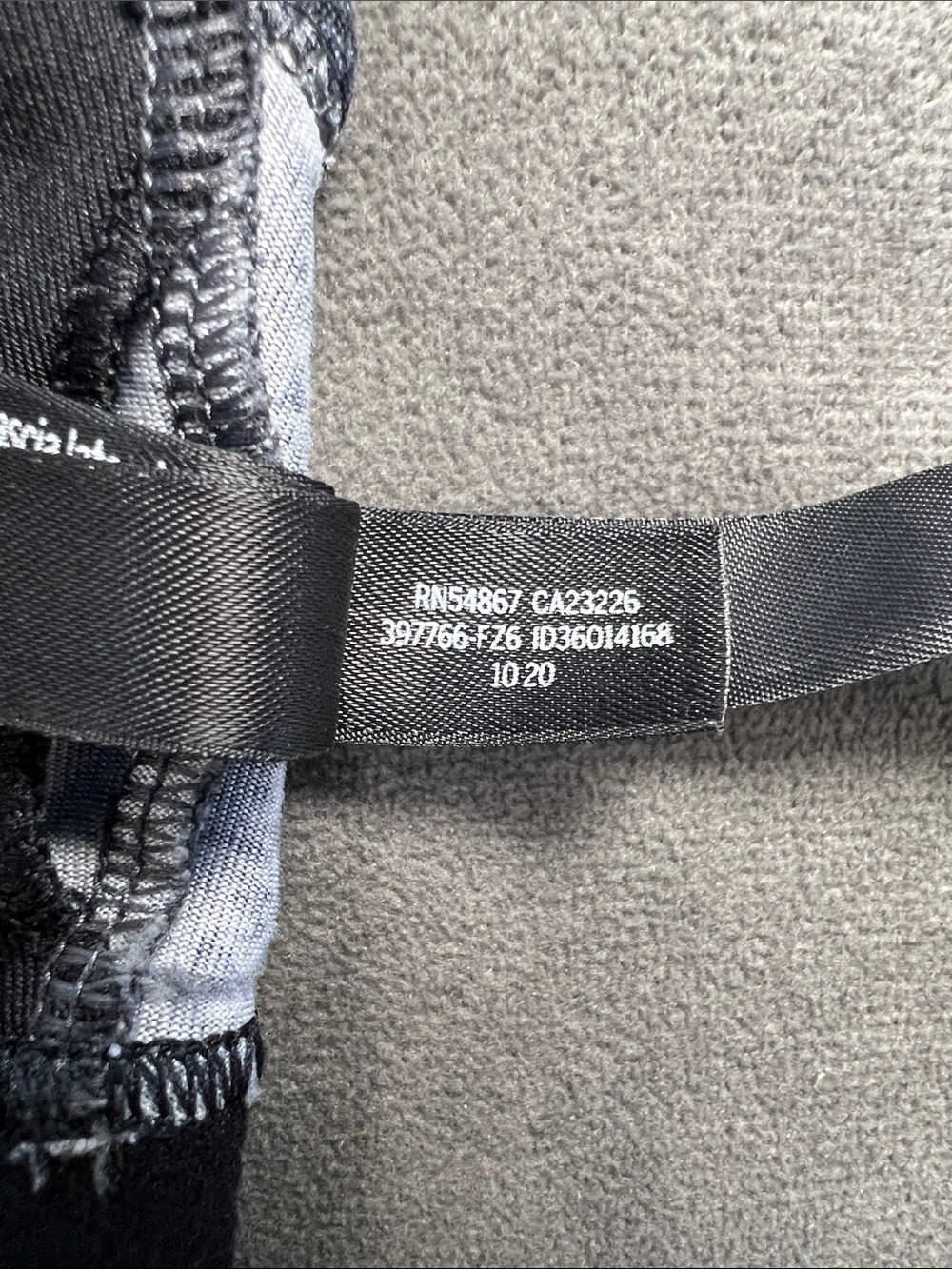 PINK Victoria's Secret Heathered Charcoal Ultimate Lightly Lines Sports Bra M - Picture 11 of 11
